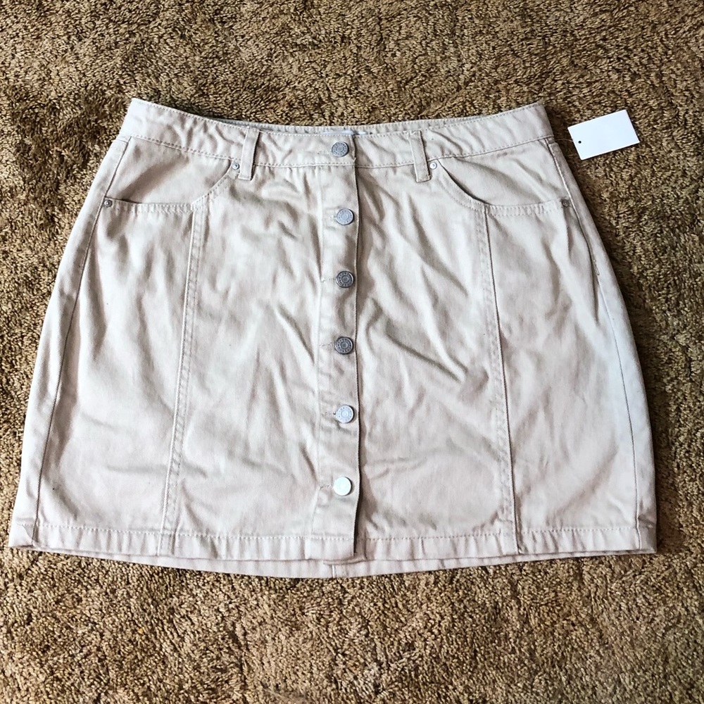 NWT Charlotte Russe Tan Skirt